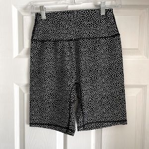 Buff Bunny Legacy Bike shorts in black bossy print